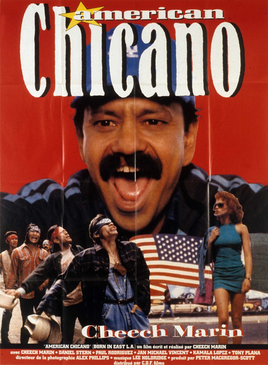 Plakat af filmen American chicano (alias født i det østlige LA) af og med Cheech sailor af Unbekannt