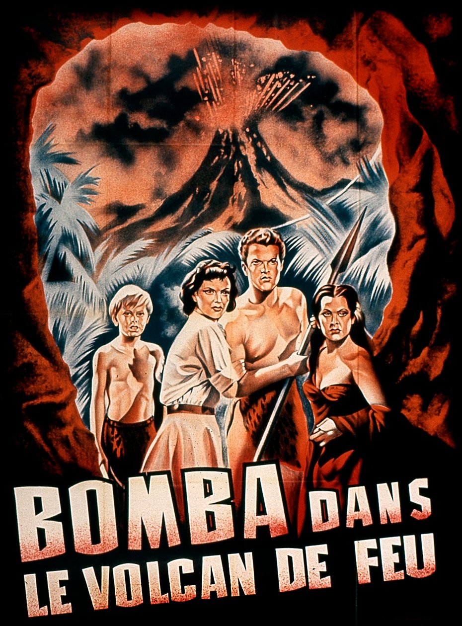 FordBeebes The Lost Volcano filmplakat med Johnny Sheffield og Donald Woods 1950 af Unbekannt