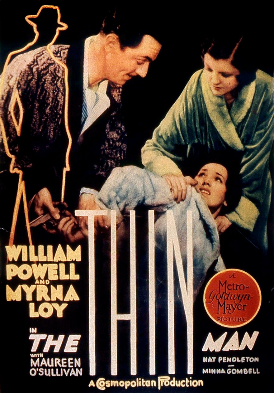 WsVandyke filmplakat The Slender Man fra 1934 af Unbekannt
