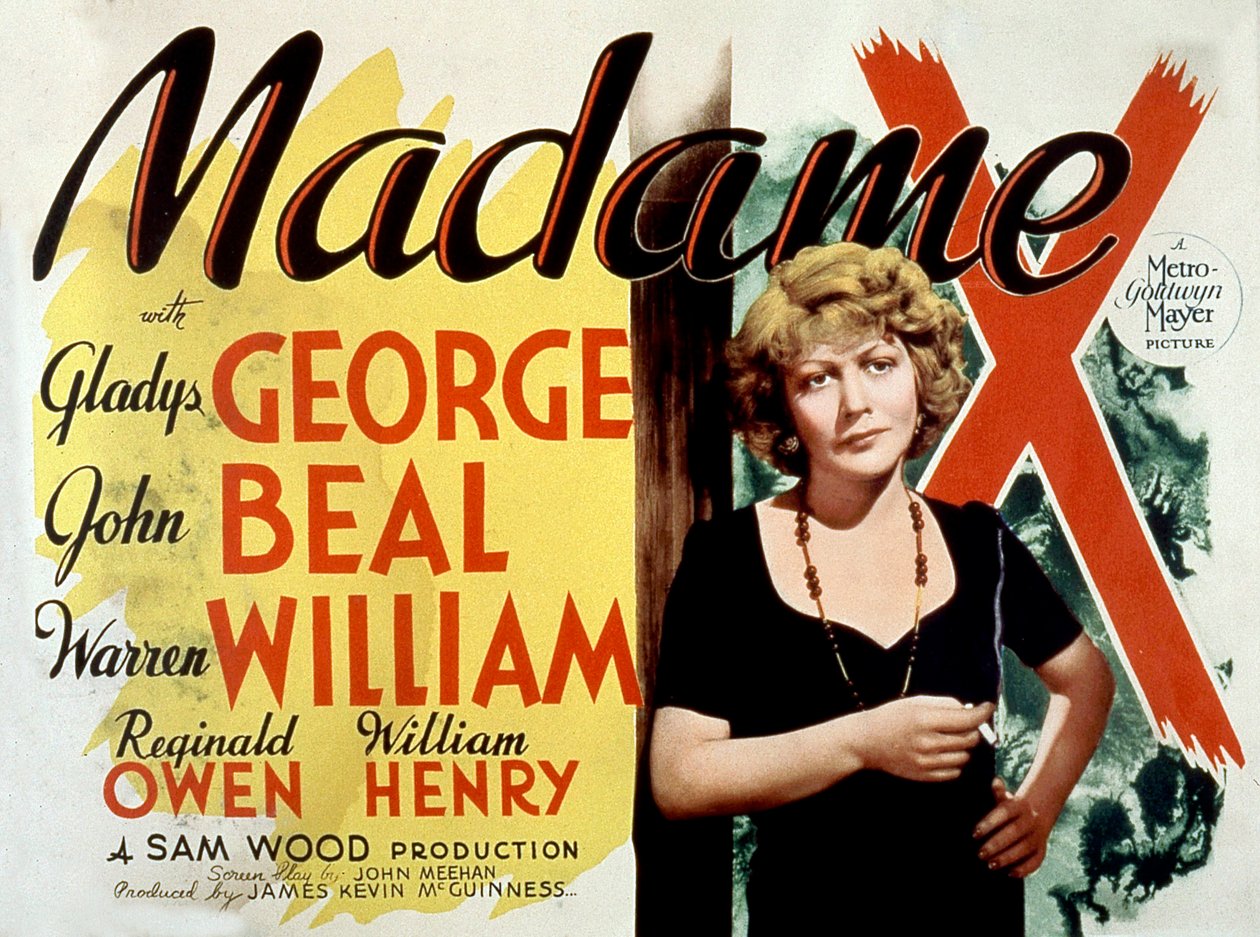 Madame X SamWood filmplakat fra 1947 af Unbekannt