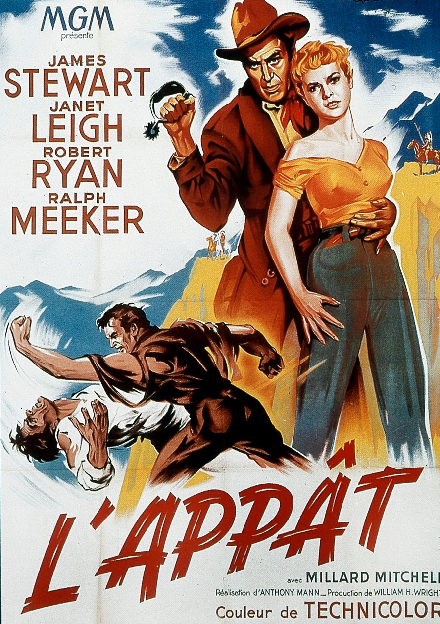 Affiche af filmen The Naked Spur af AnthonyMann 1953 af Unbekannt