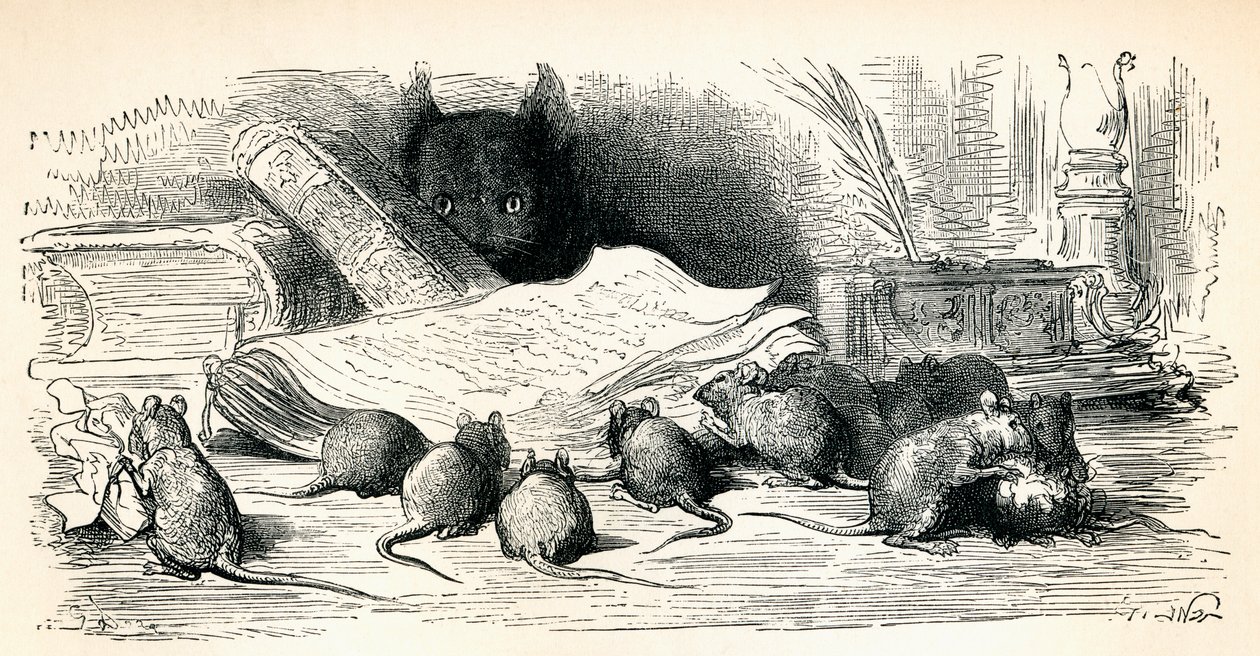 Efter et værk af Gustave Dore fra 