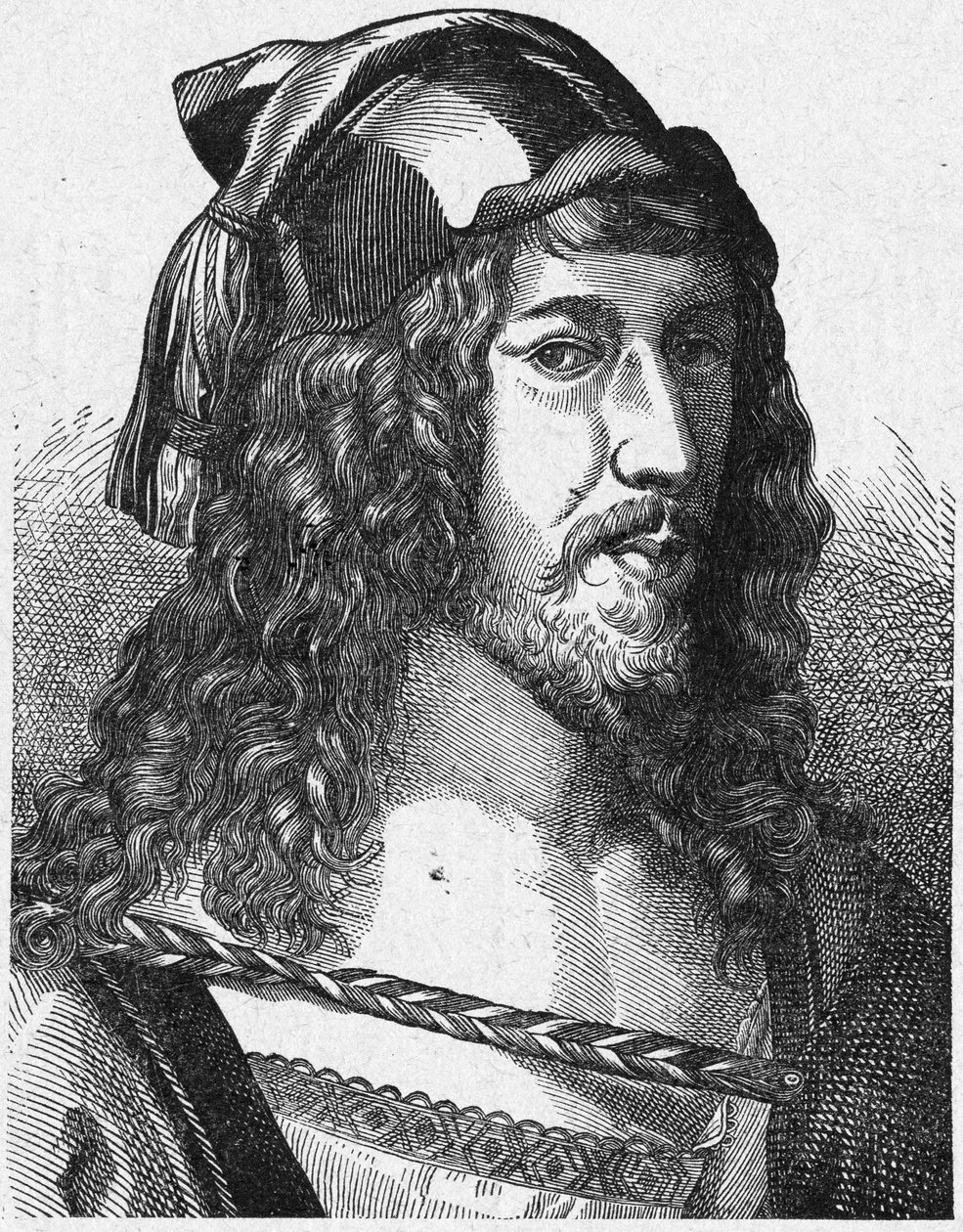 Albrecht Durer, efter hans selvportræt af Unbekannter Künstler