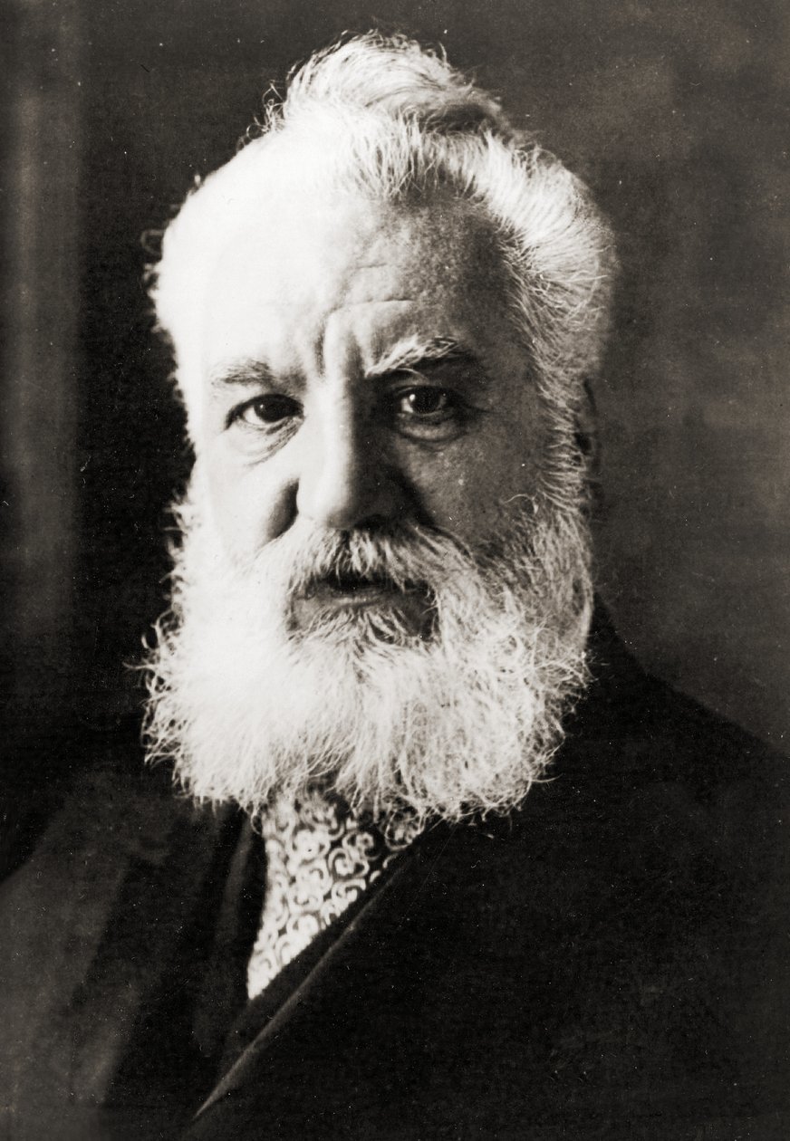 Alexander Graham Bell, ca. 1920 (s/h-foto) af Unbekannter Künstler