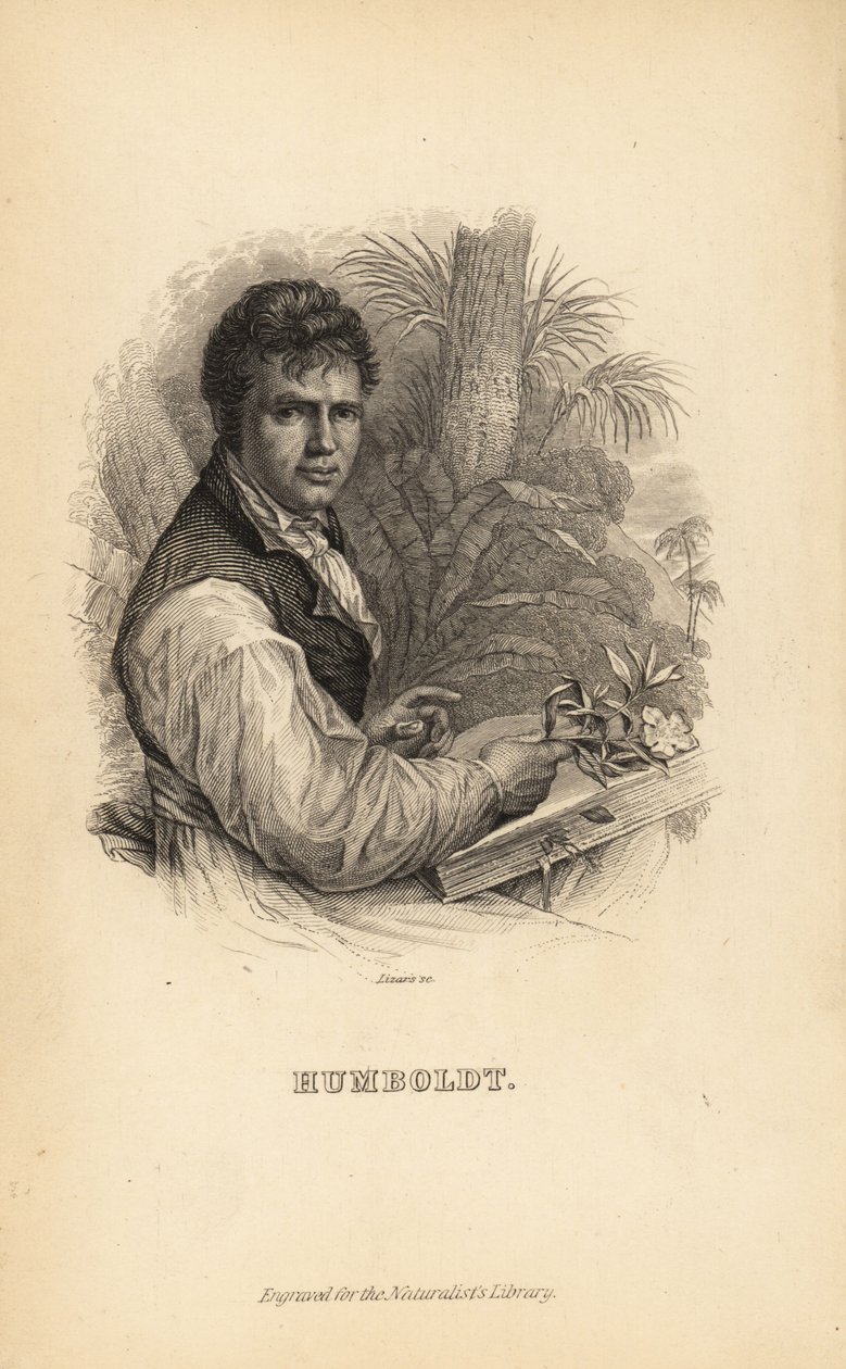 Alexander von Humboldt, tysk opdagelsesrejsende, naturforsker og botaniker af Unbekannt