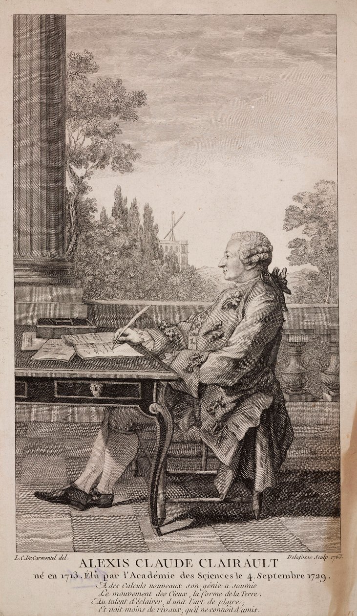 Alexis Claude Clairault (eller Clairaut), fransk matematiker af Unbekannt