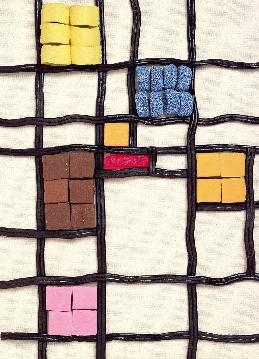 Allsorts 1 (efter Mondrian) 2003 (foto) af Unbekannter Künstler