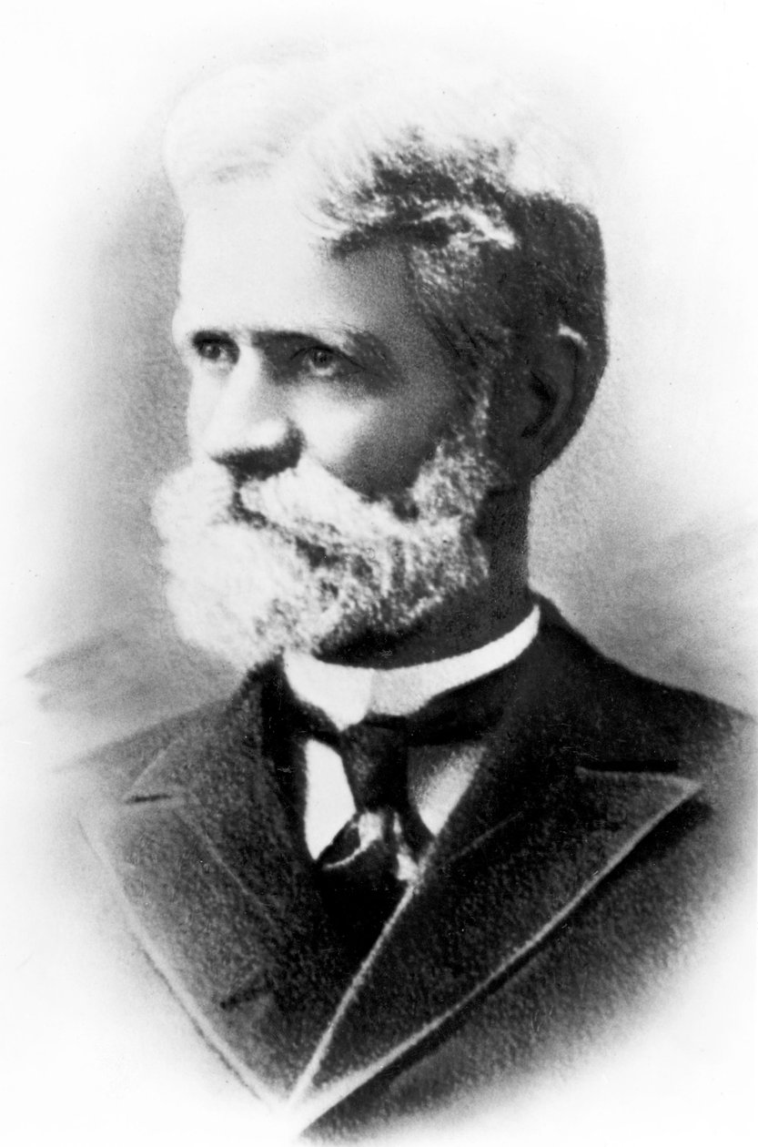 Almon Brown Strowger, amerikansk telekommunikationsopfinder, c 1885 af Unbekannt