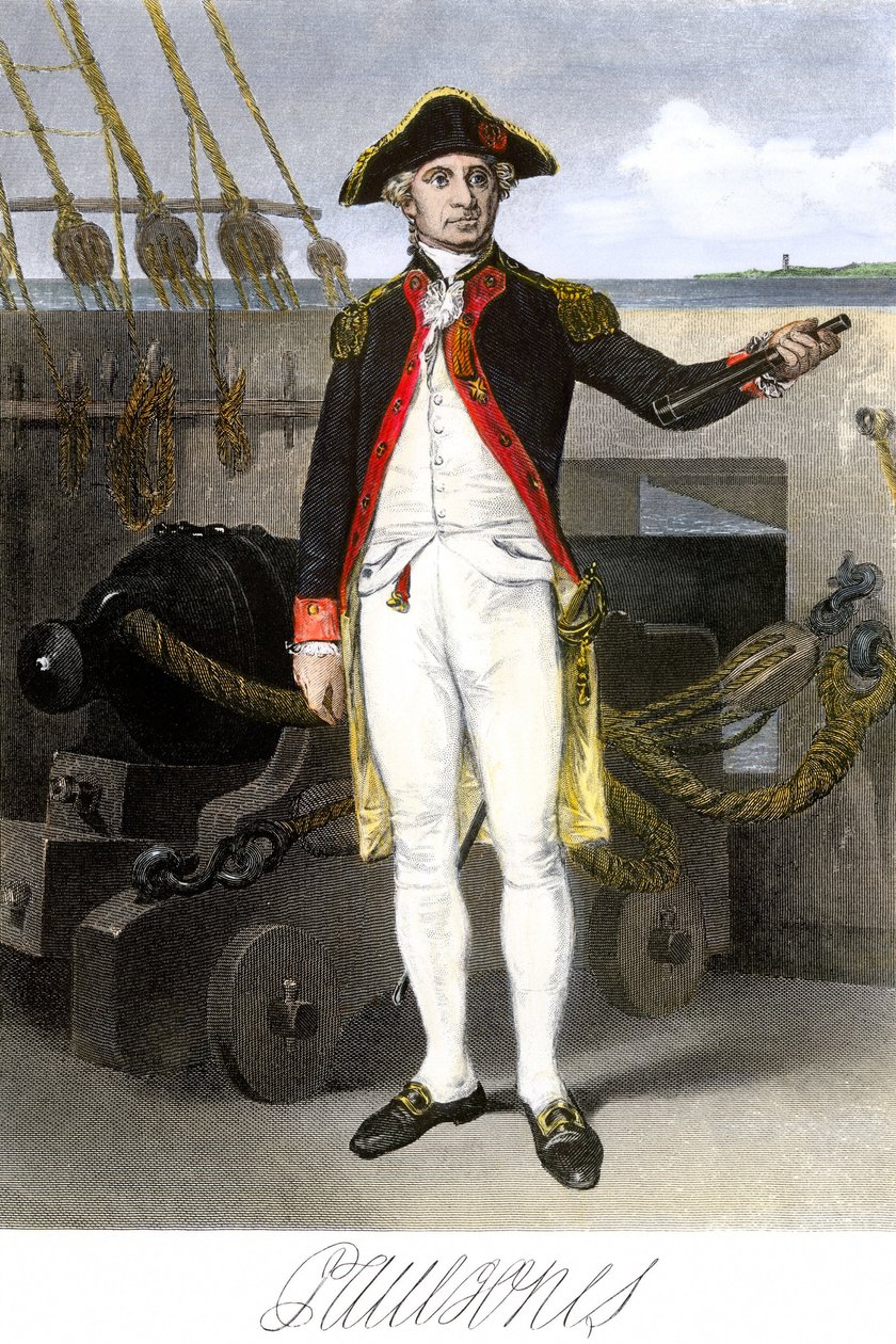 Den amerikanske flåde: John Paul Jones (1747-1791) sømand og helt i USA