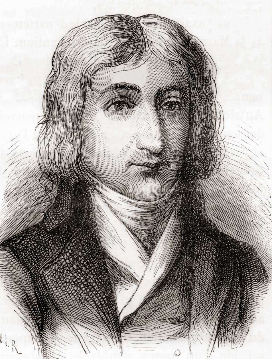 André-Jacques Garnerin, ballonfarer og opfinderen af den rammeløse faldskærm, fra 