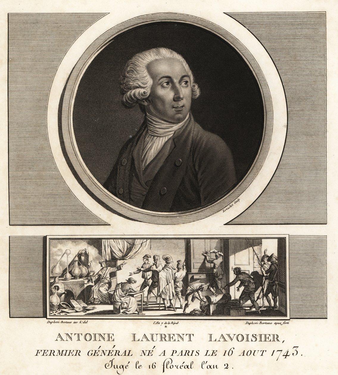 Antoine Laurent Lavoisier, fransk adelsmand og kemiker af Unbekannt