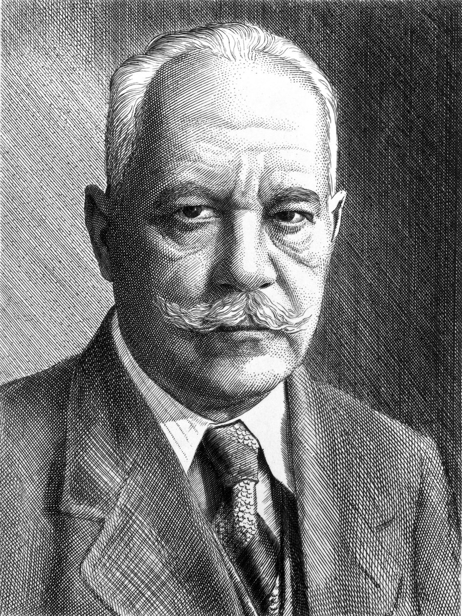 Arnold Sommerfeld, tysk fysiker, c1910-1920 af Unbekannt