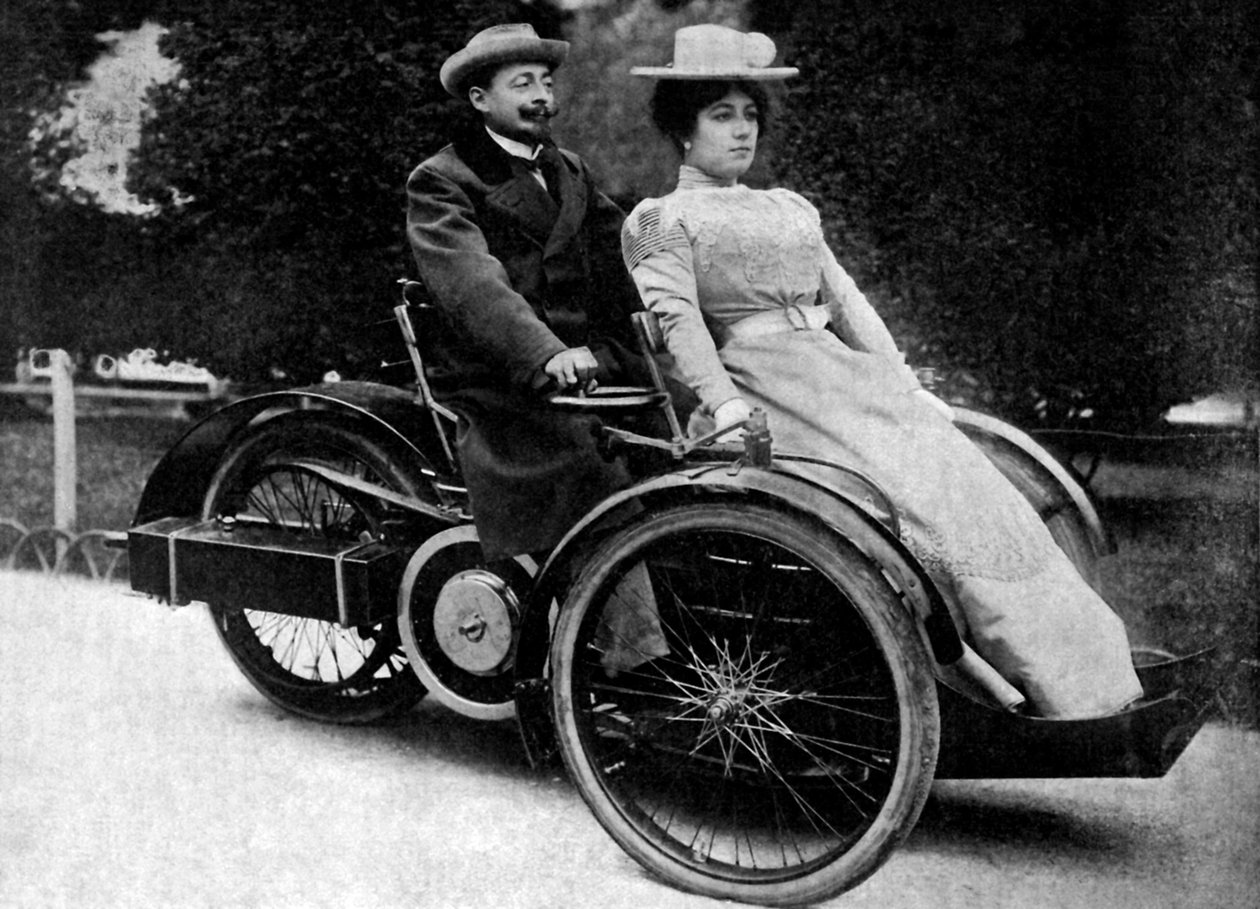 Automobil af Léon Bollé af Unbekannter Künstler