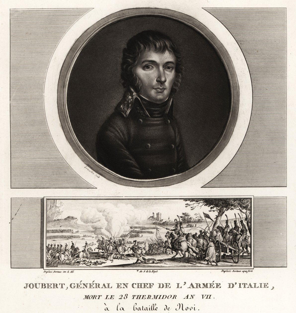 Barthelemy Catherine Joubert, general og chef for den italienske hær af Unbekannt