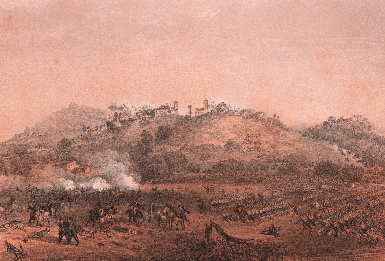 Slaget ved Montebello, Lombardiet af William M. Timlin