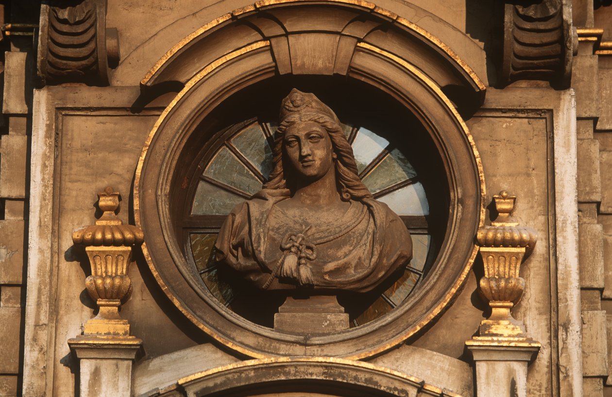 Belgien, Bruxelles, Grand Place, dekorative detaljer af William Jennys