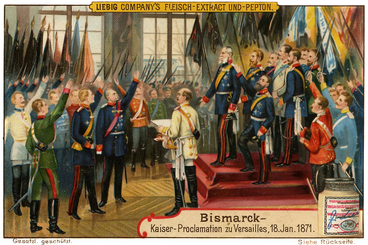 Bismarck i Versailles af Unbekannt