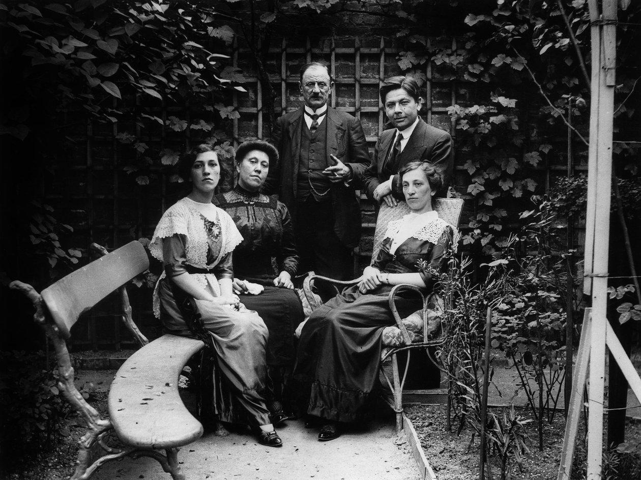 Familien Bourgeois før 1914 af Unbekannter Künstler