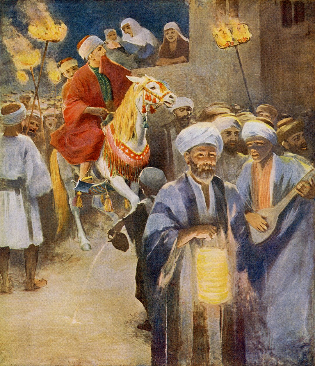 Brudgommens procession af Unbekannter Künstler