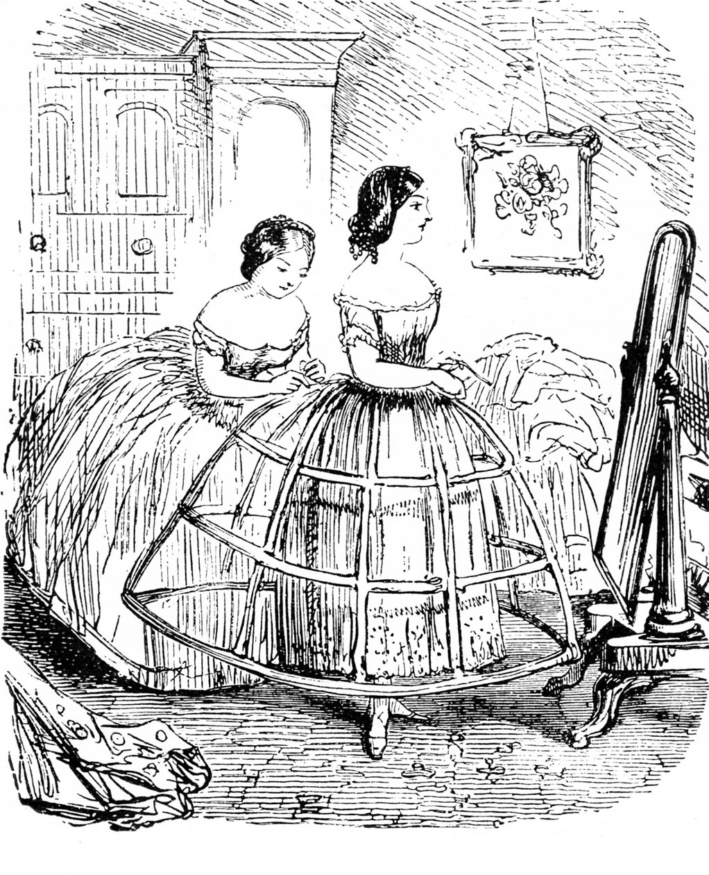 Britisk kvindemode - 1850