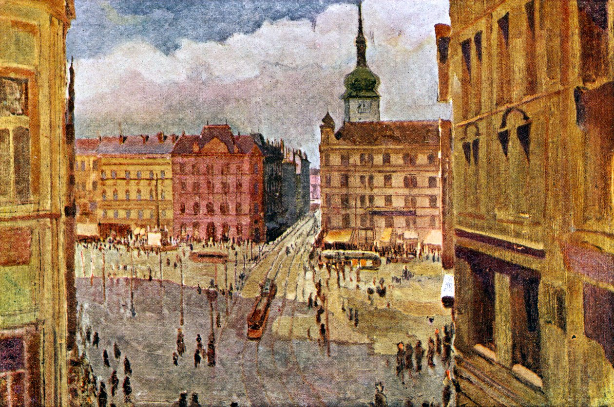 Brno - tjekkisk by i begyndelsen af det 20. århundrede (print) af Unbekannter Künstler