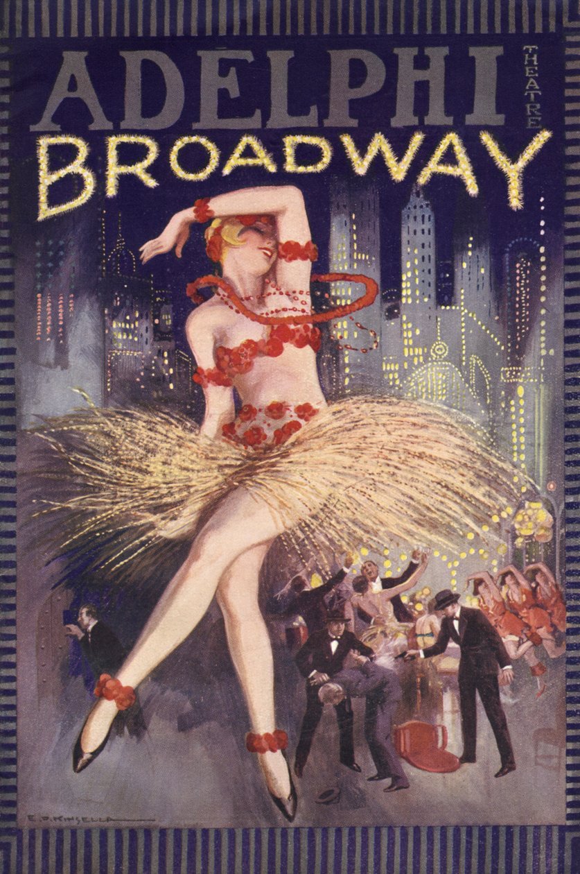 Broadway", på Adephi Theatre i London. af Unbekannter Künstler