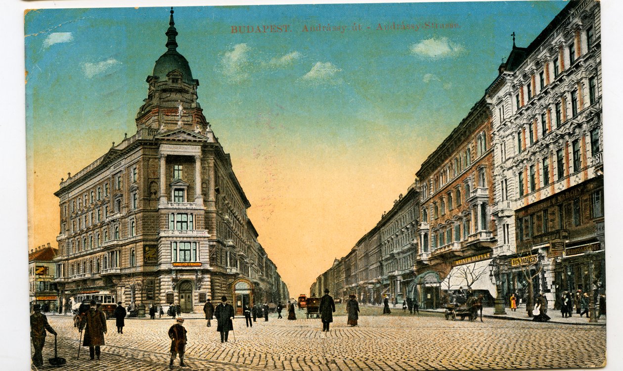 Budapest - Andrassy Avenue af Unbekannter Künstler