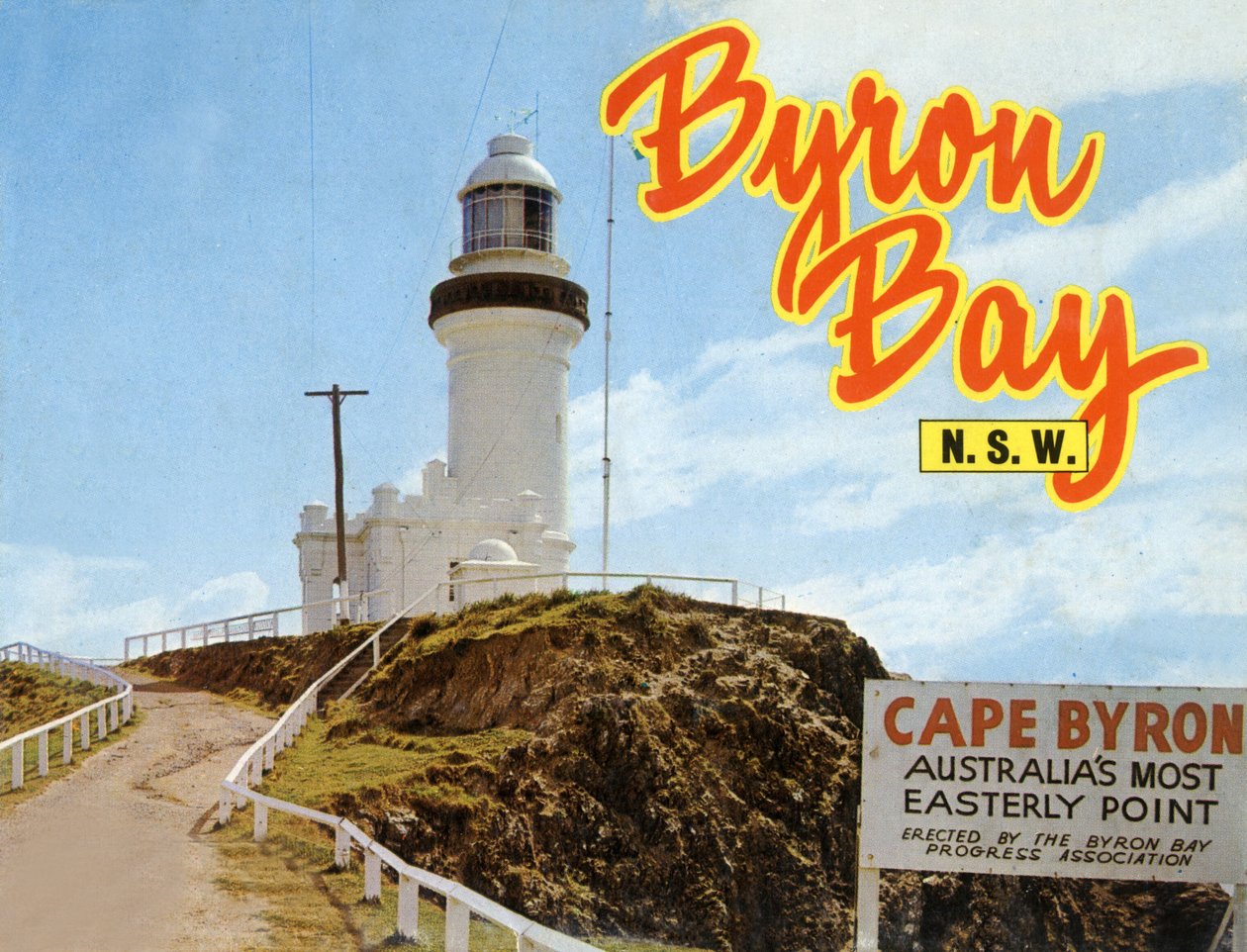 Byron Bay, Australien: forlygte, ca. 1970 (postkort) af Unbekannter Künstler