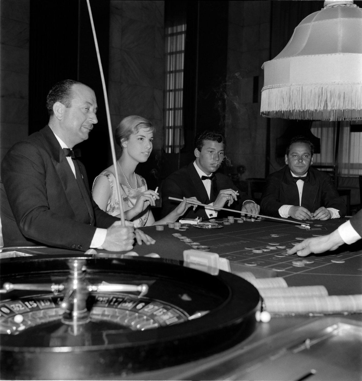CASINO of Venice, roulettebordet, LIDO DI VENEZIA - år 1960 af Unbekannt