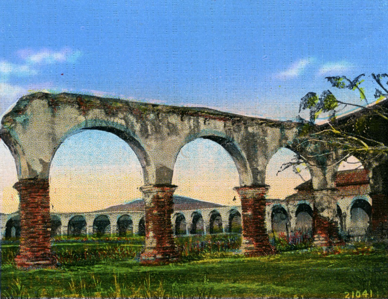 Californien: Buer i Mission San Juan Capistrano af Unbekannter Künstler