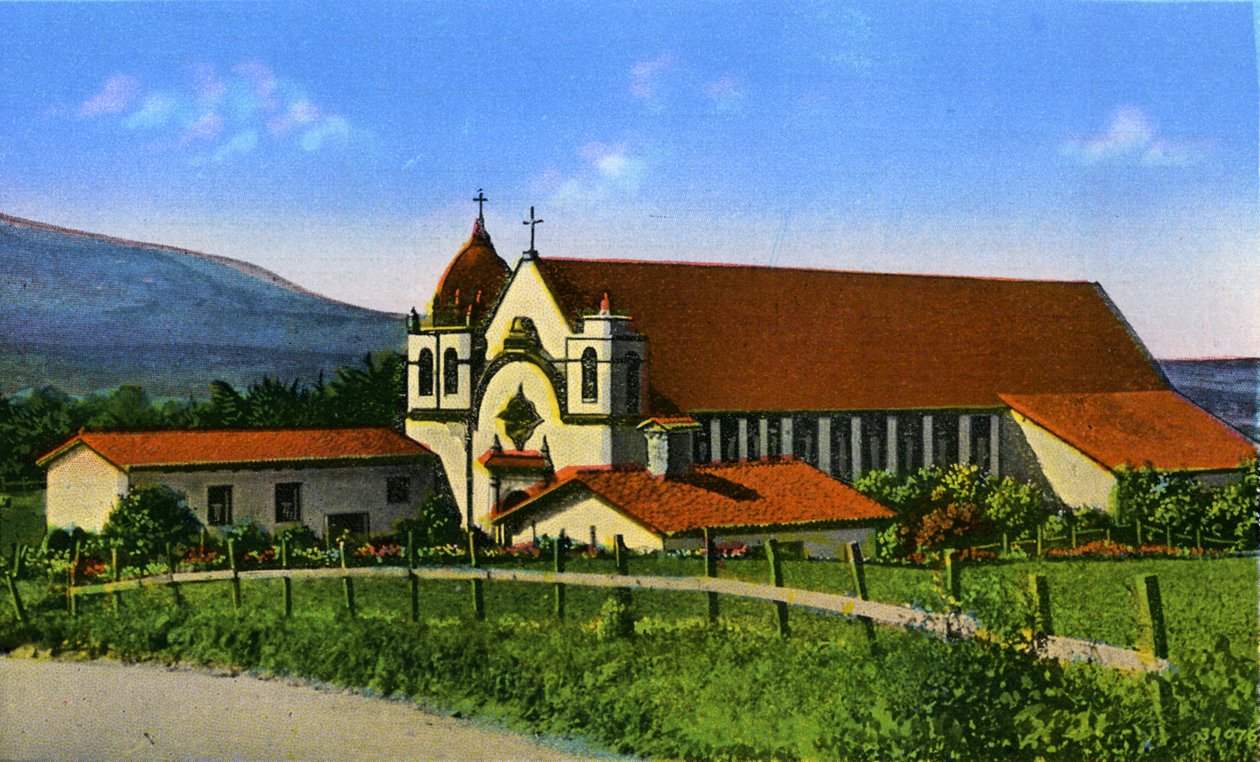 Californien: El Carmel Mission af Unbekannter Künstler