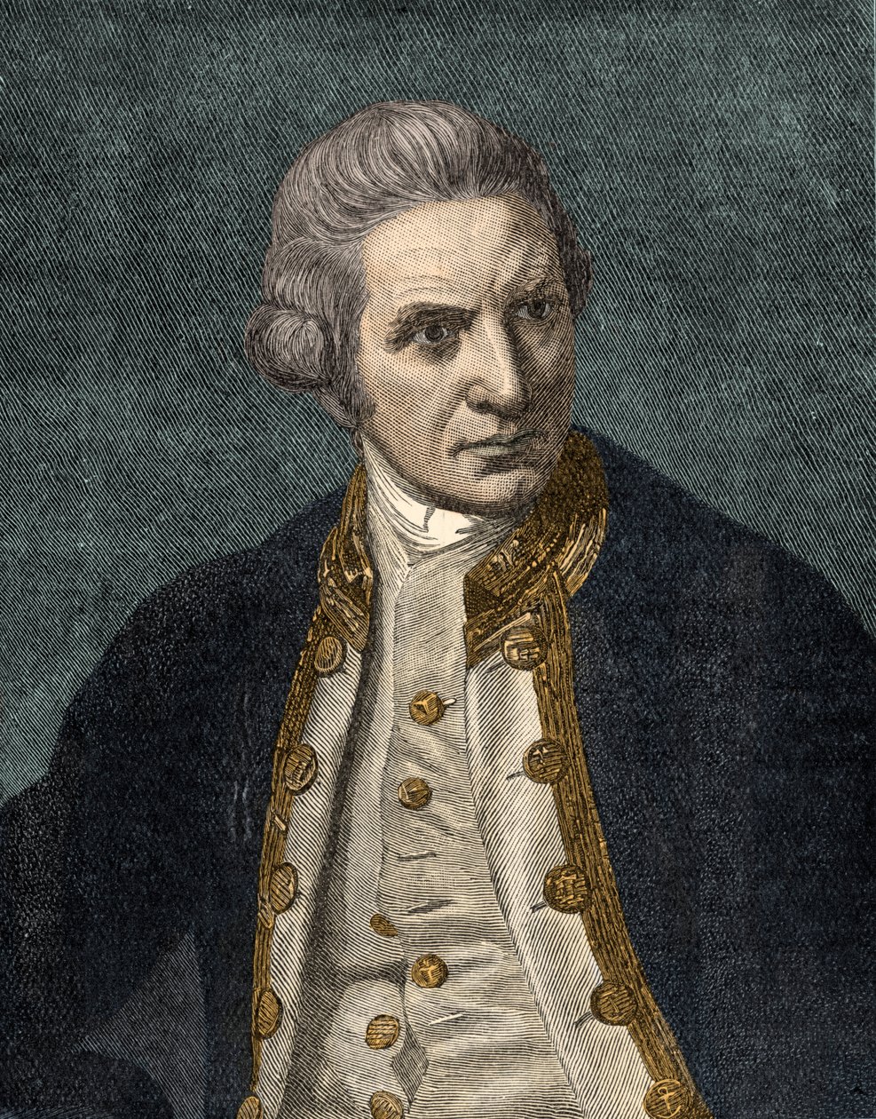Kaptajn James Cook - portræt af Unbekannter Künstler