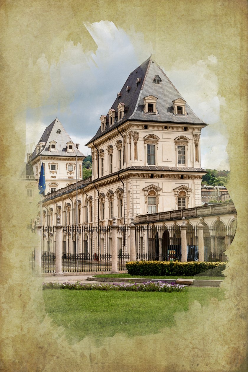 Castello del Valentino, Torino, Piemonte, Italien (manipuleret foto) af Unbekannt