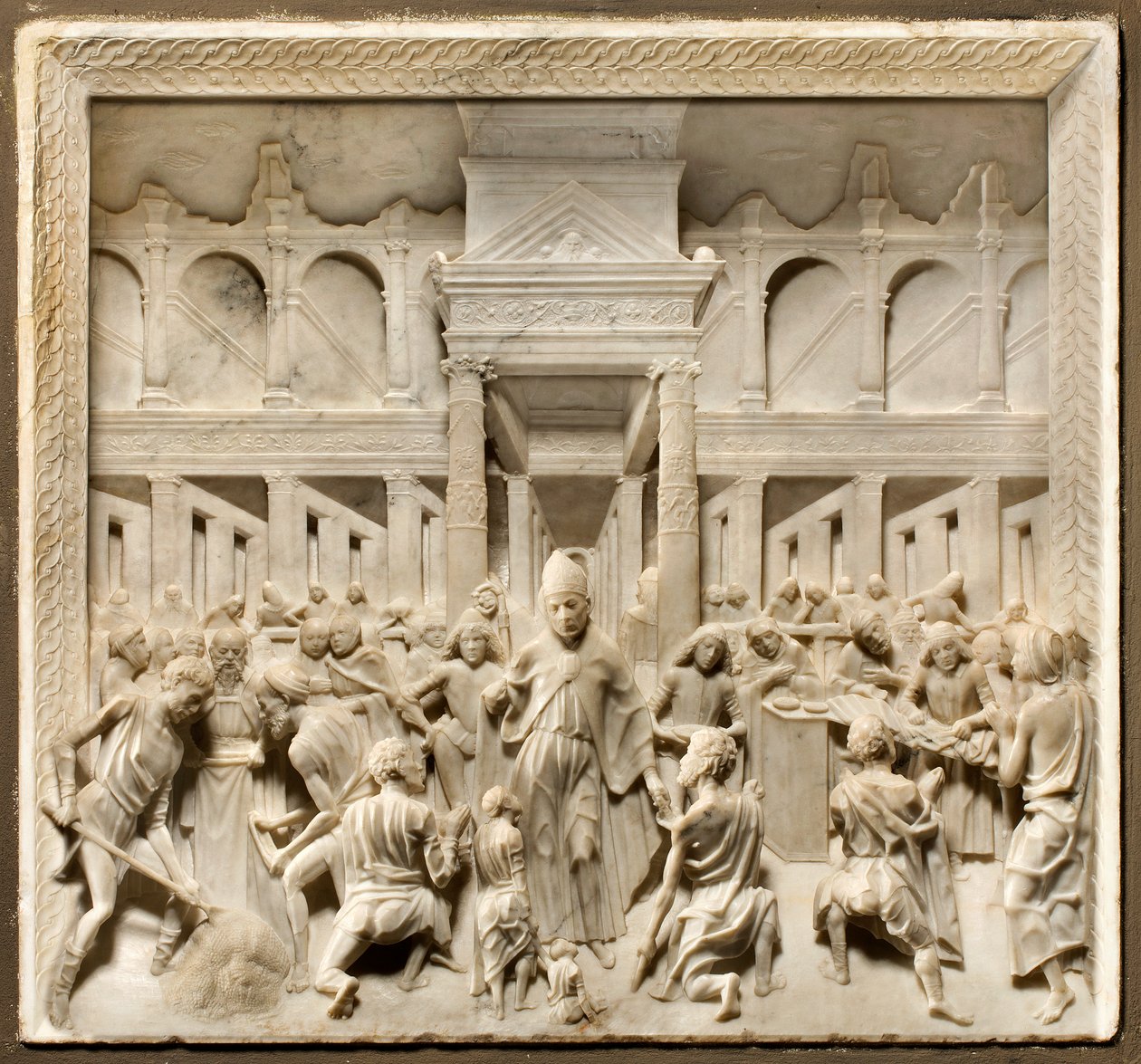 Centralskib, Giovanni Antonio Amadeo 1481-84, Sant