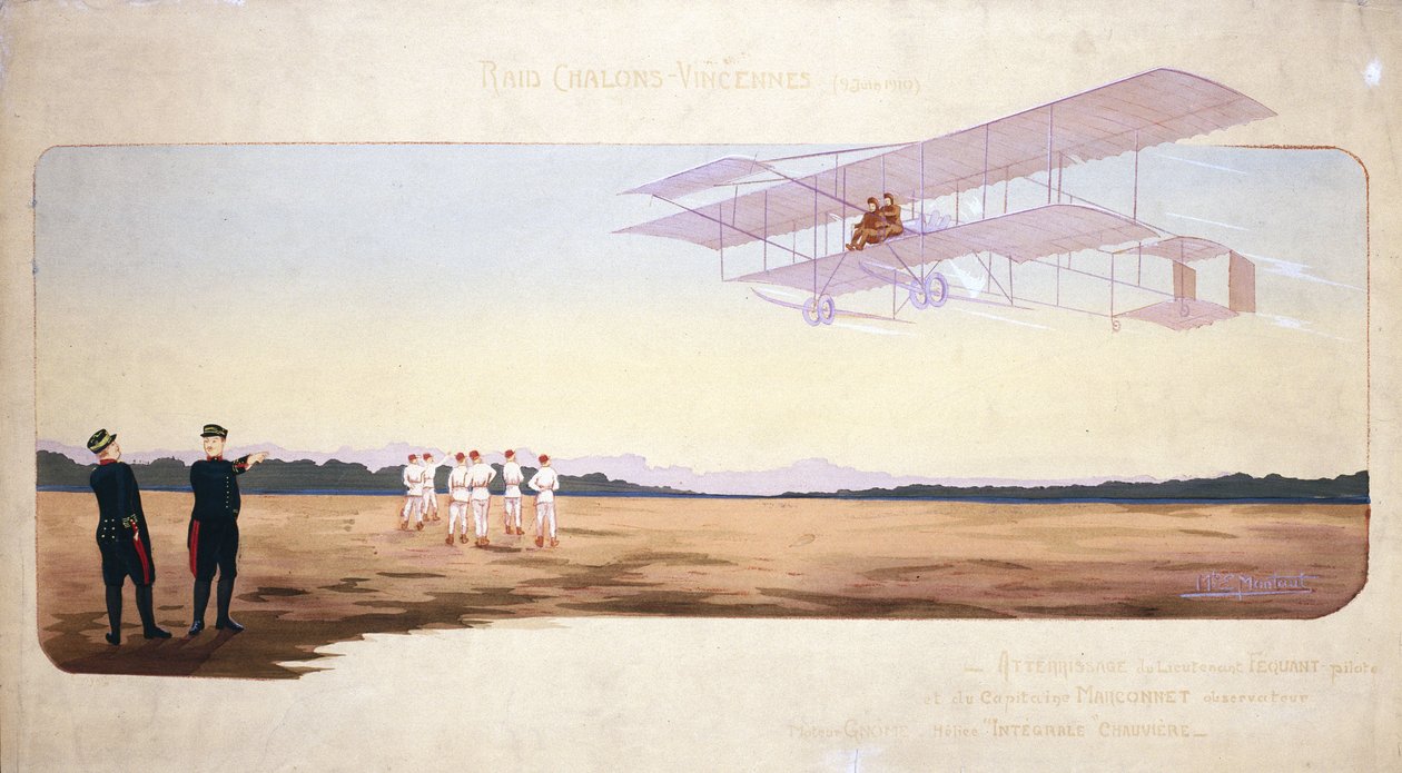 Chalons-Vincennes (Chalons Vincennes) Air Race, Frankrig, 9. juni 1910 af Unbekannt