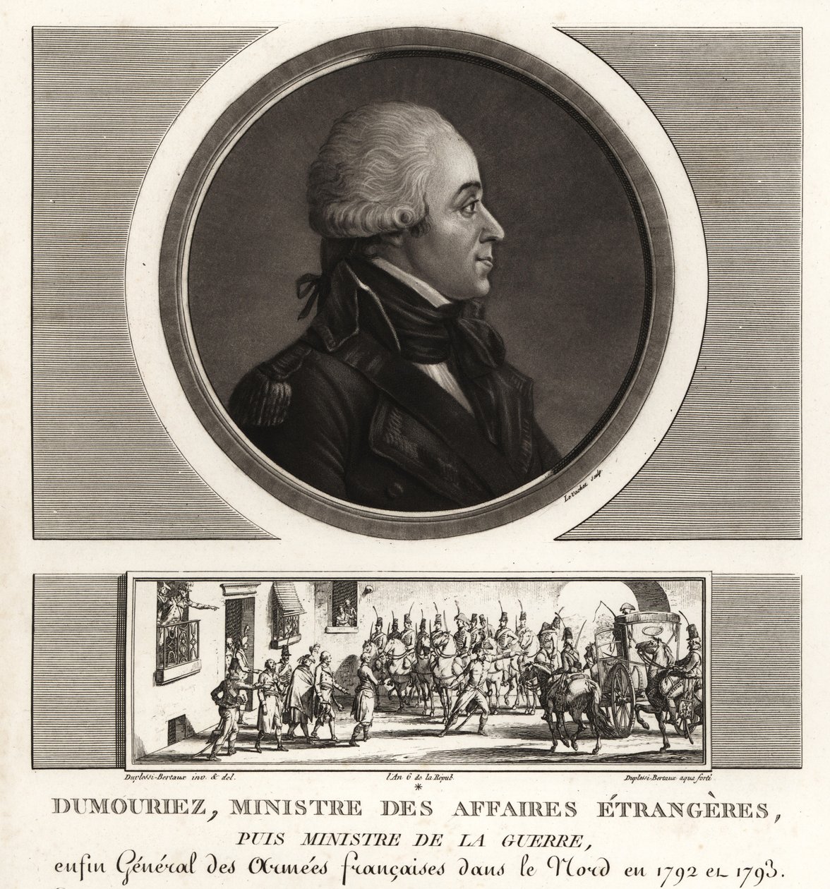 Charles-Francois du Perier Dumouriez, fransk general under de franske revolutionskrige af Unbekannt