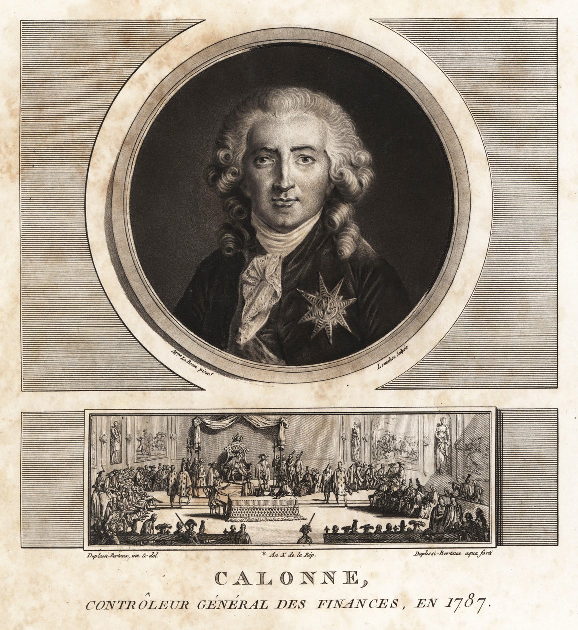 Charles Alexandre de Calonne, finansdirektør af Unbekannt