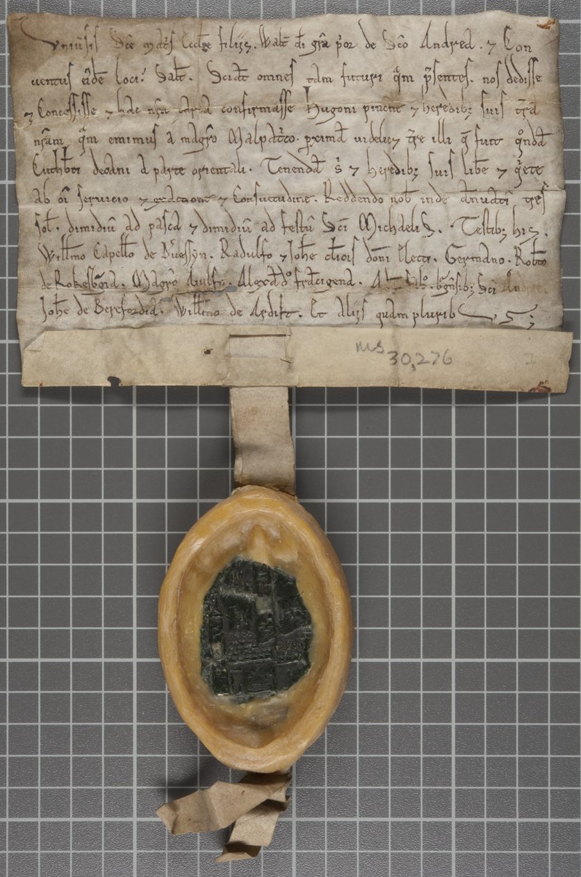 Charter af Walter, Prior af St. Andrews af Unbekannt