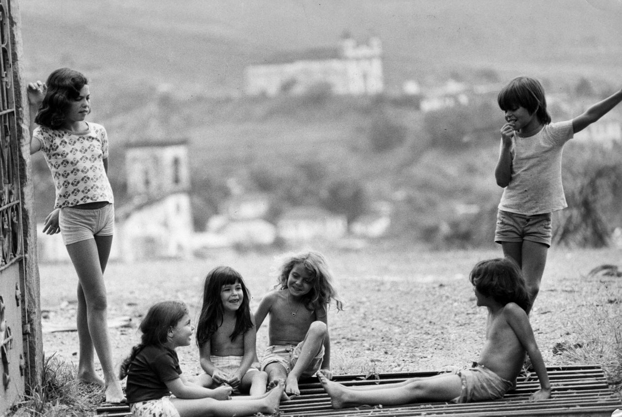 Børn af Minas Gerais State i Brasilien. 1980
