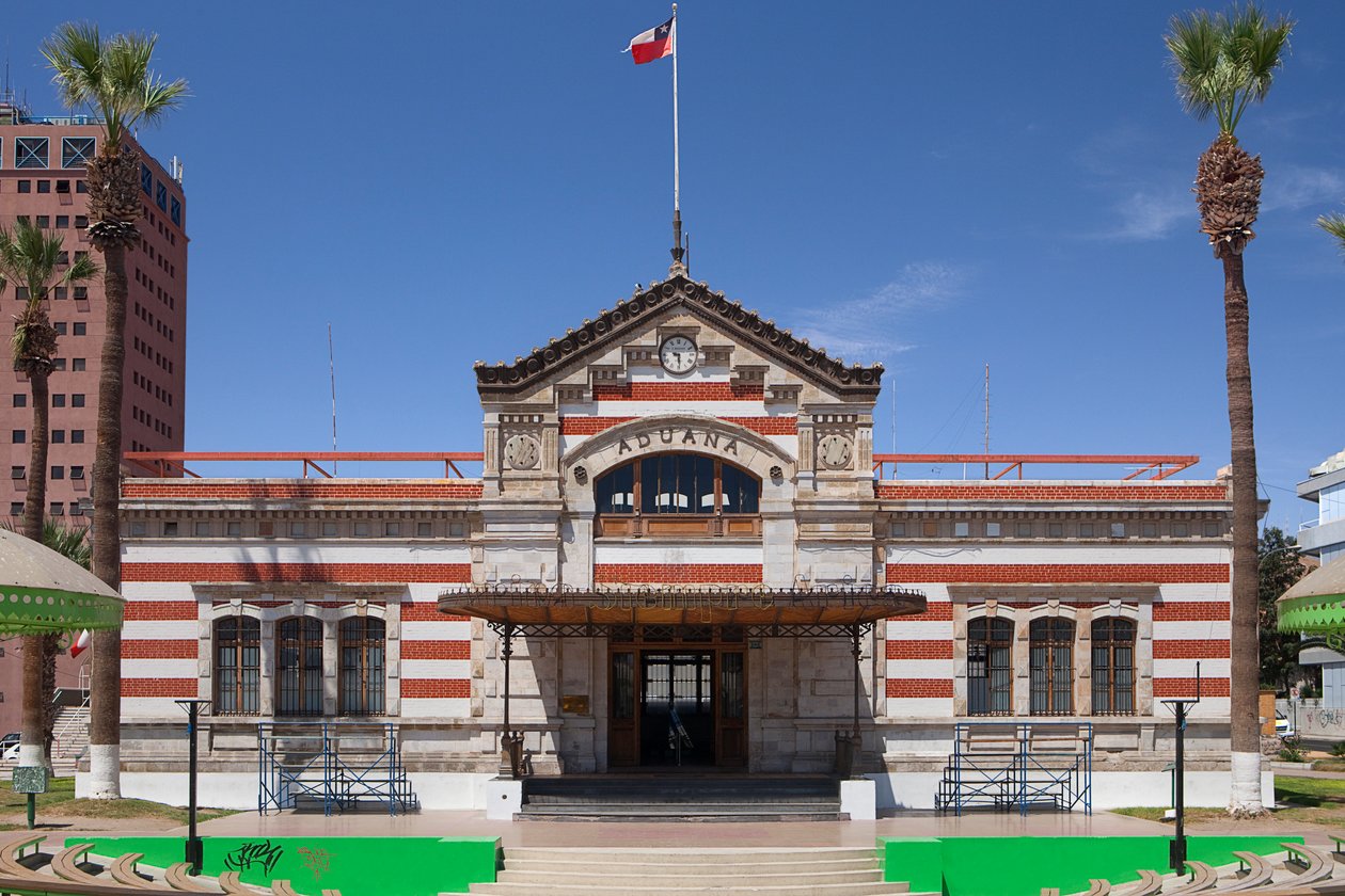 Chile, Arica by, House of Culture (Told), udstillingscenter designet af Gustave Eiffel af Unbekannt