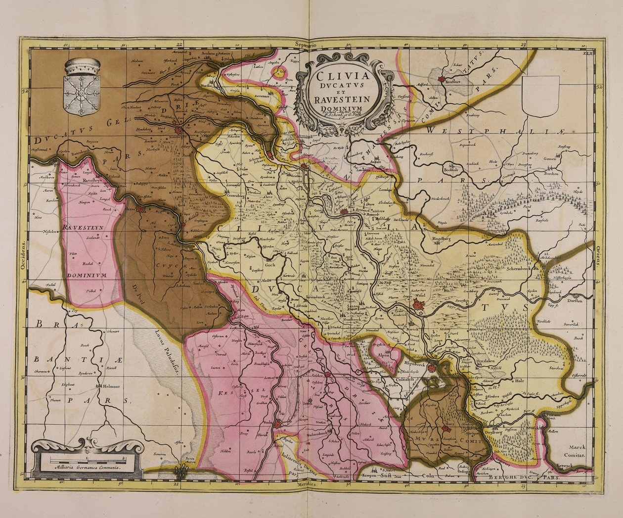 Cliuia ducatus et Rauestein dominium af Unbekannter Künstler