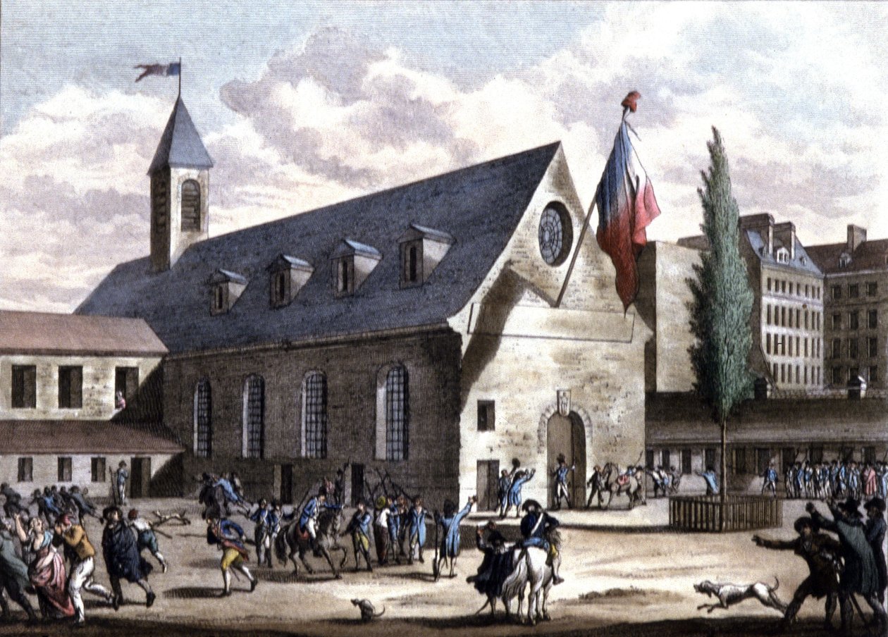 Lukning af Club des Jacobins, Paris af Unbekannter Künstler