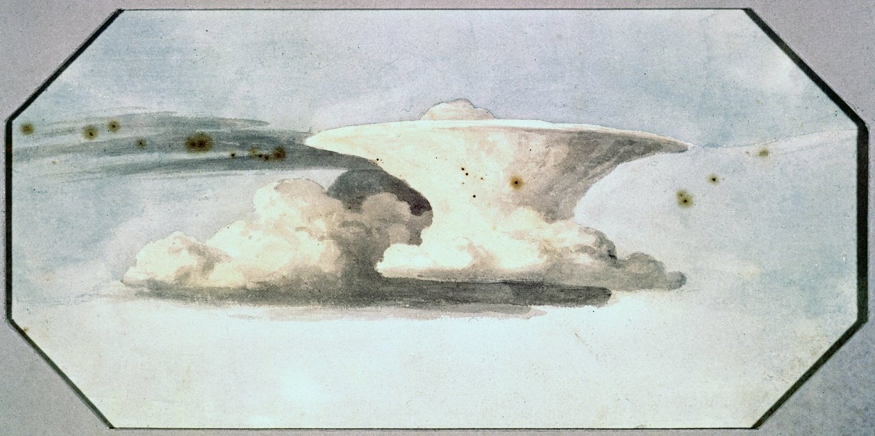 Skystudie af Luke Howard, ca. 1808-1811 af Unbekannter Künstler