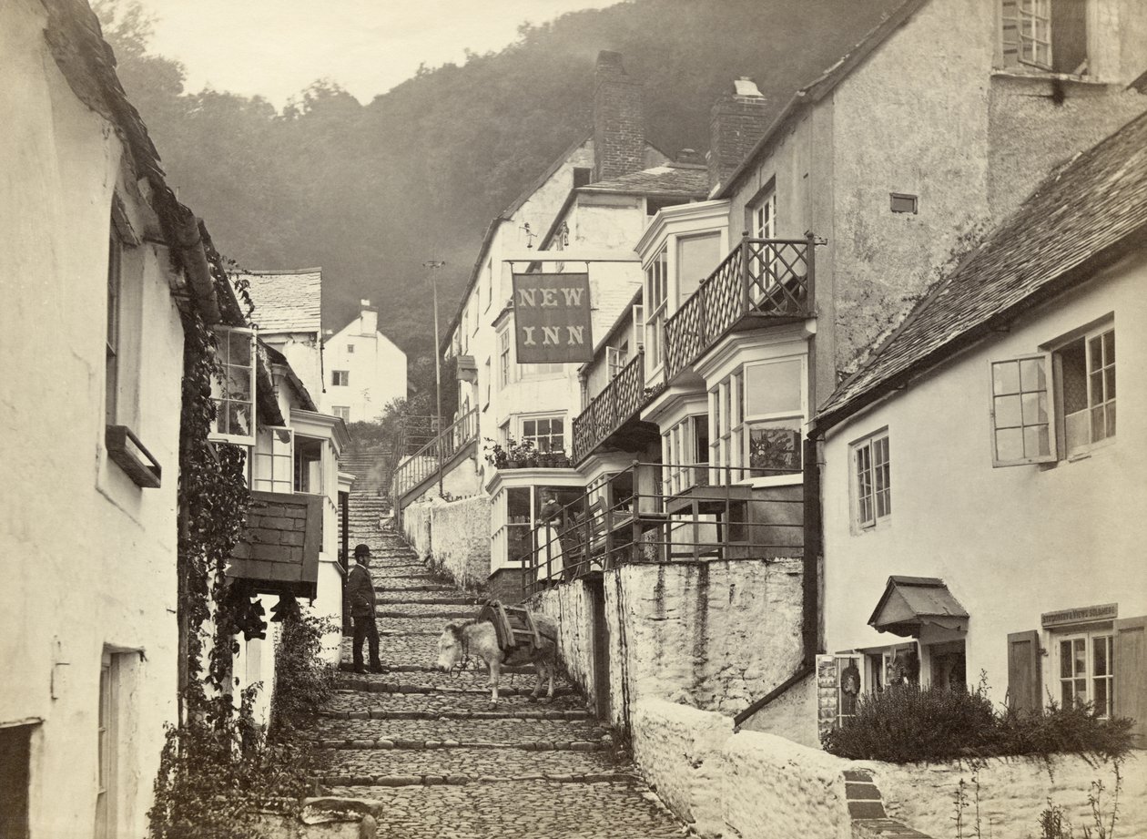 Clovelly, Torridge, Devon, Storbritannien (s/h-billede) af Unbekannter Künstler