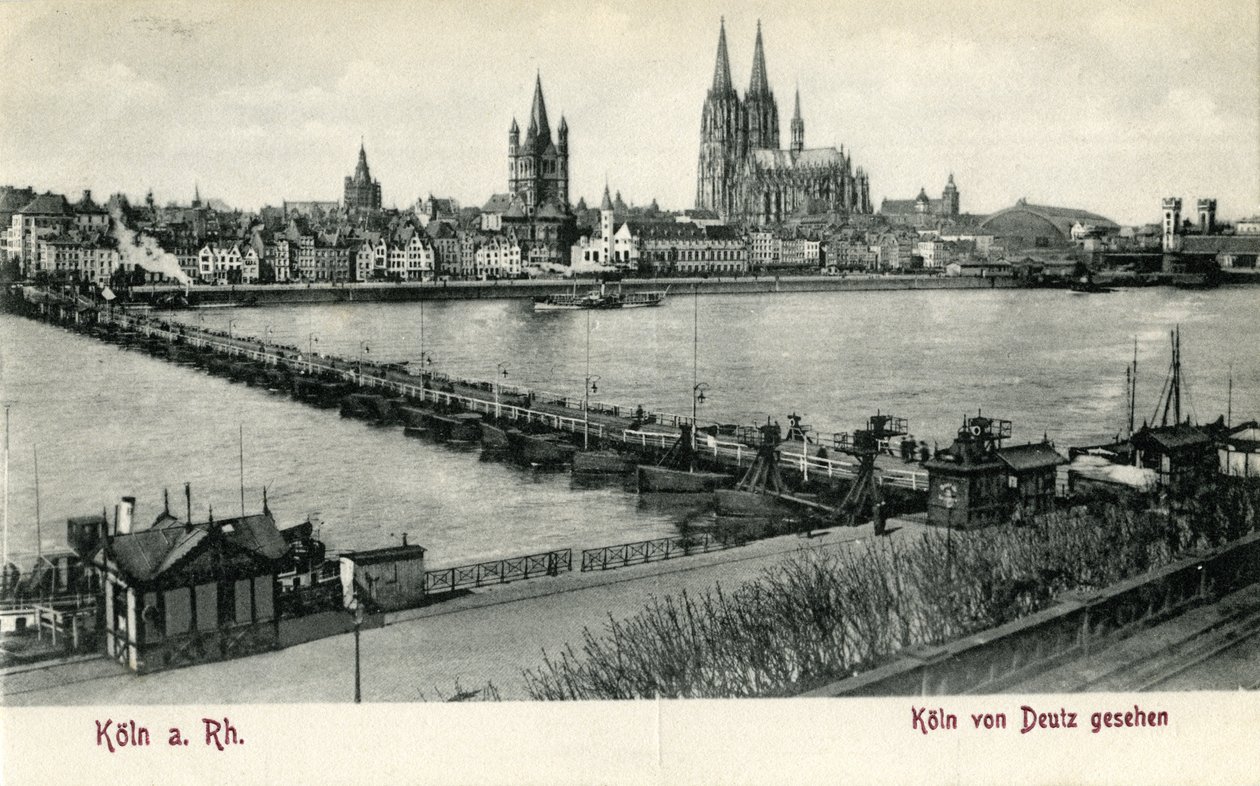 Köln, Tyskland tidligt i det 20. århundrede af Unbekannter Künstler