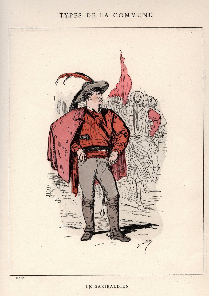 Paris Commune: kostume af LE GARIBALDIEN (26) i "" Les Communeux af Unbekannt