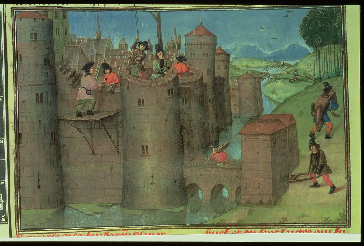 Cott Aug A V f.51v Bygningen i Marseille, fra 