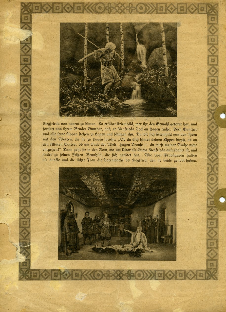 NIBELUNGEN 1924-SYNOPSIS (La mort de Siegfried)-08 af Unknown