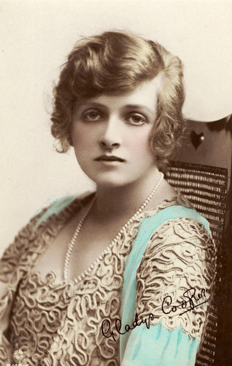 Dame Gladys Constance Cooper slutningen af det 19./begyndelsen af det 20. århundrede (postkort) af Unbekannter Künstler