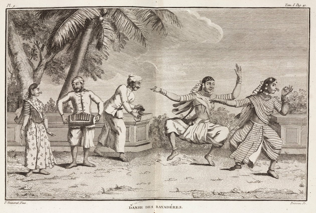 Dansere og musikere, Indien af Unbekannt